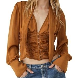 FREE PEOPLE AMBER BLOUSE